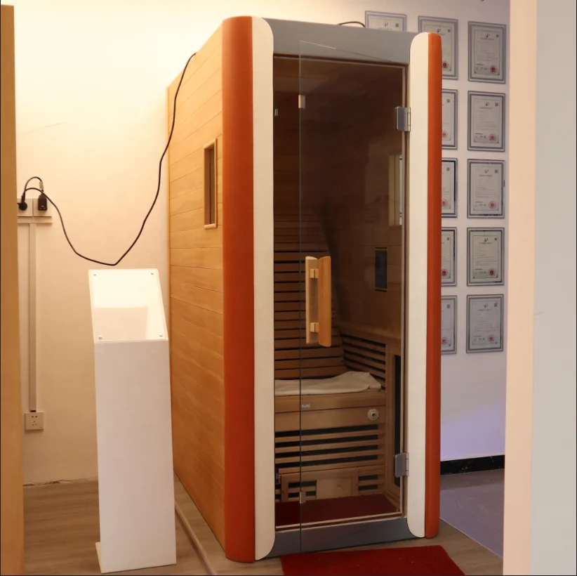 low emf full spectrum infrared sauna room dry infrared  premium indoor sauna room