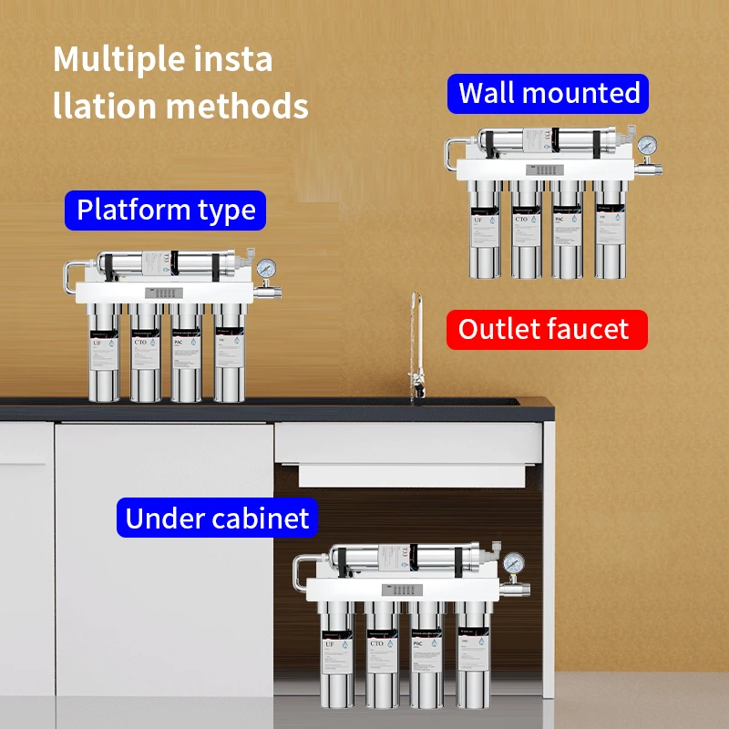 Wholesale Price Stainless Steel Kitchen Ultrafiltration Water Purifiers home drink tap water filters household water purifier