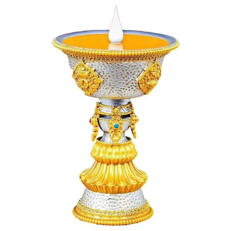 LED Buddha Lamp Esoteric Dharma Ware Collection and Transmission Supplies Power Supply Lamp Plug in Auspicious