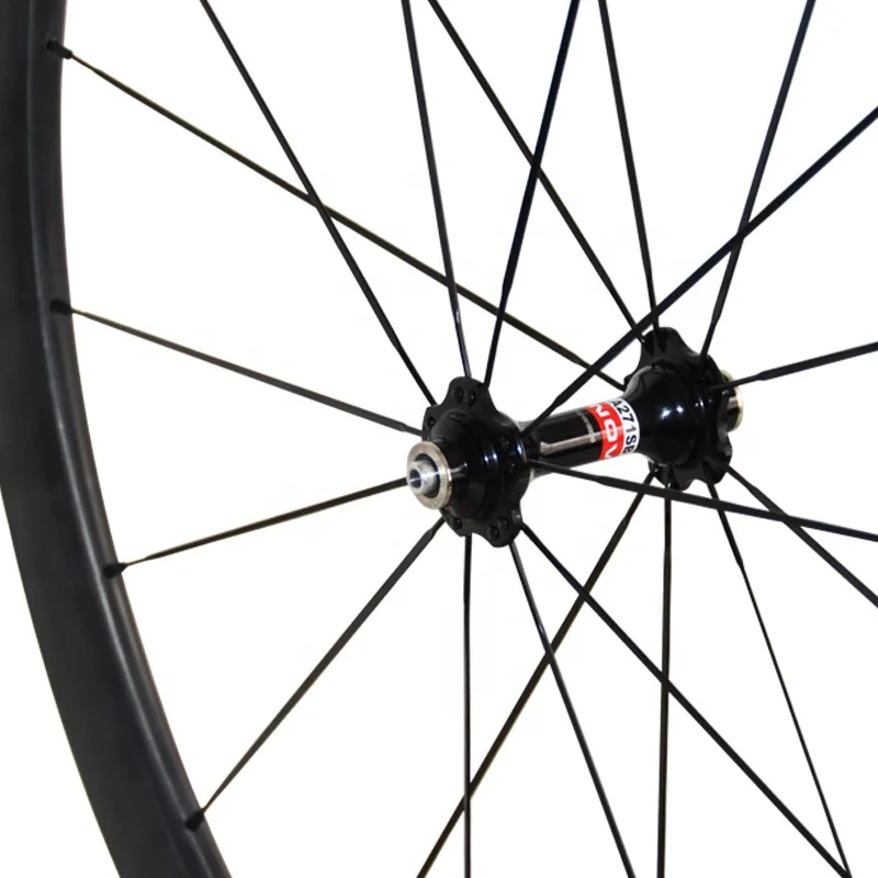 GoFast Hot Selling Road Bicycle Rim Brake Disc Brake Novatec 271 372 Hubs 23mm Width 40mm Depth Tubeless Carbon Road Wheelset