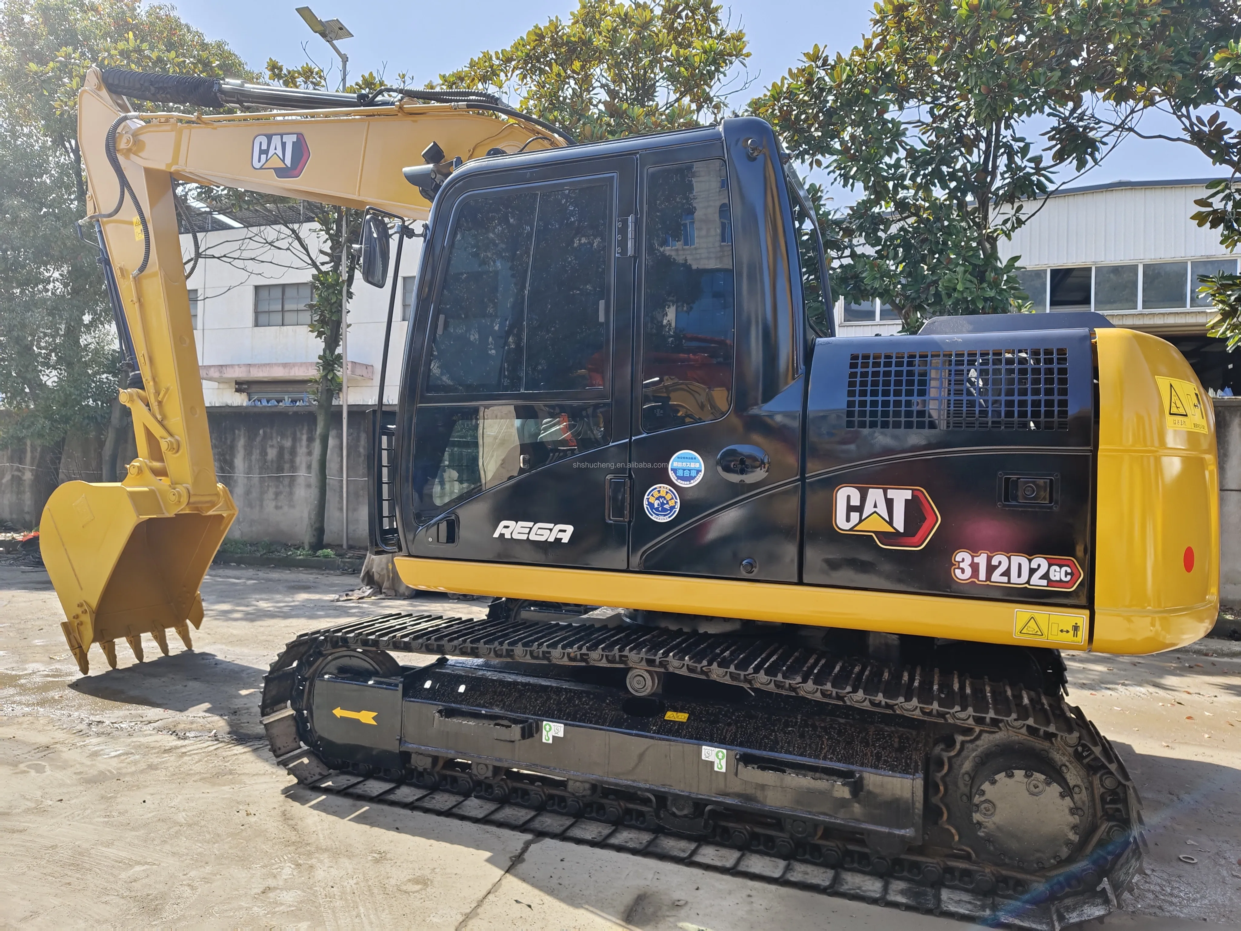 2022 б/у гусеничный экскаватор CAT312D2 Подержанные экскаваторы CAT 312 312D2 GC 12 тонн