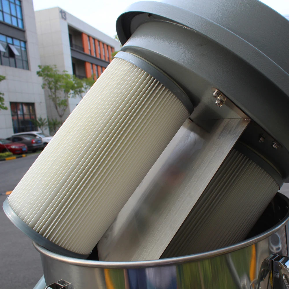 Hot Selling 380V 120L Cleaning Equipment with 2 HEPA Filters Pulse Industrial Vacuum Cleaner  for Metal Manufacturing