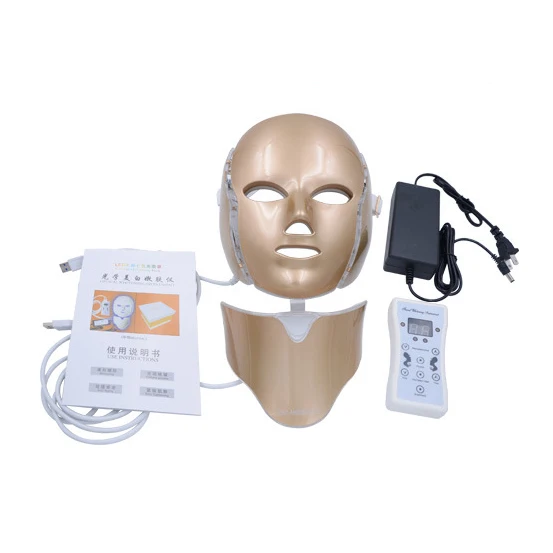 
7-Color LED Light Therapy Facial Mark With Skin Rejuvenation Anti Aging Whitening beauty device 