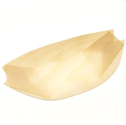 Disposable wooden wooden paper boat cooking box tableware sushi dessert plate boat boat hotel creative dinner plate