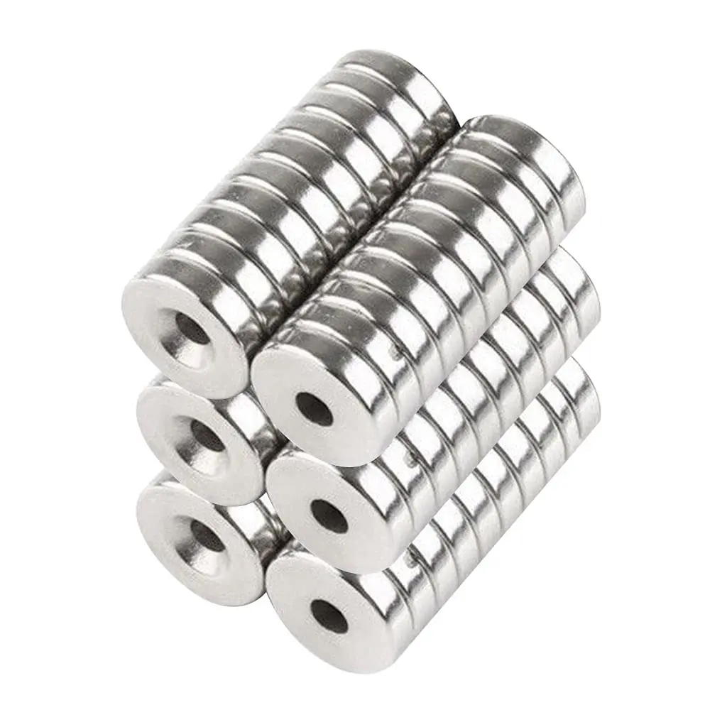 Countersunk Magnet Neodymium Disc Magnets  Super Power Round Rare Earth Magnet