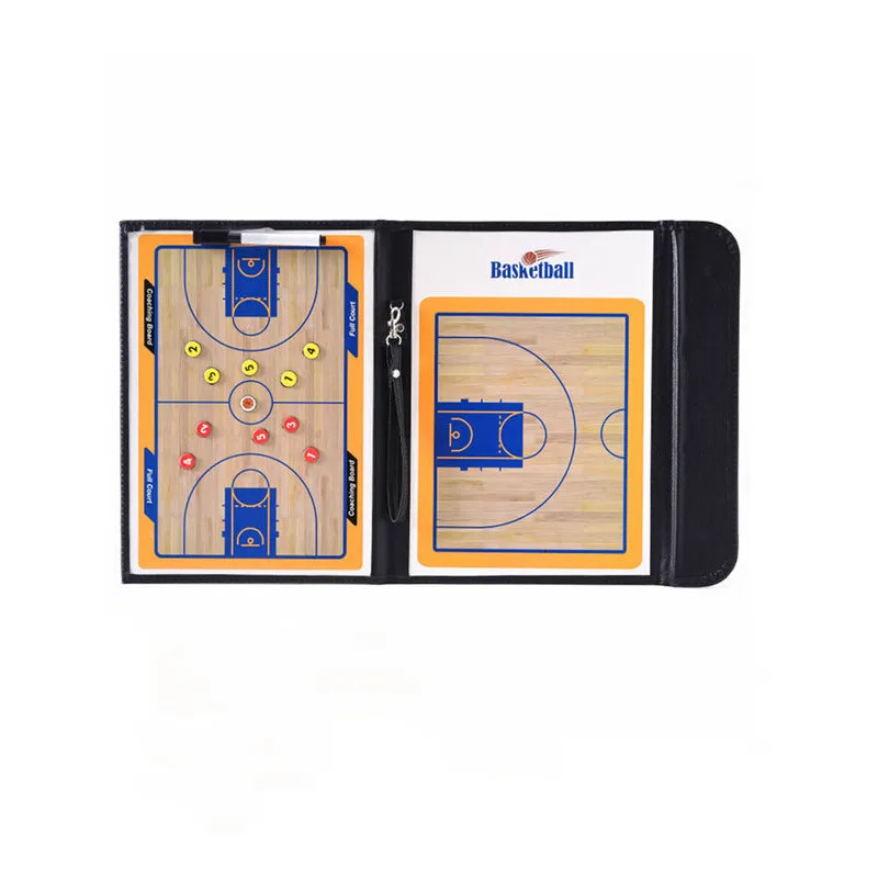 Three-fold magnetic folding basketball tactical board sand table tactical board graphic board with magnet teaching
