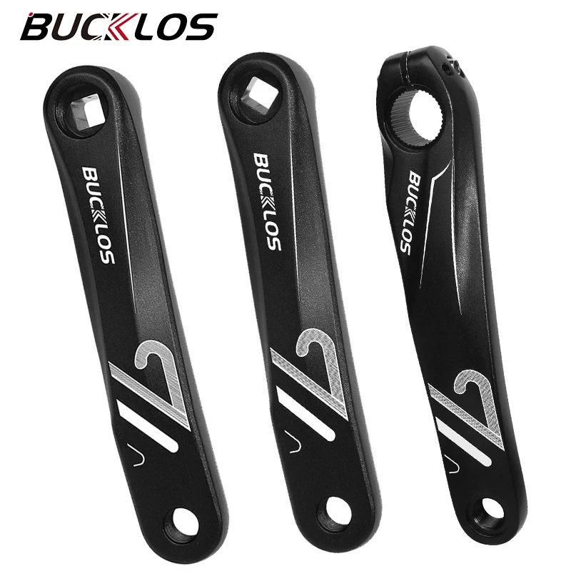 OEM/ODM BUCKLOS Bicycle Crank Arm Square Spline Hole Cranks Aluminum Alloy E-Bike Crank 152/170/175mm Dynamic Bicycles Crankset