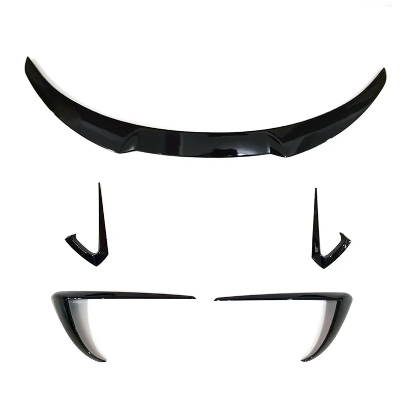 Carbon Fiber Front Bumper Rear Spoiler Bumper Diffuser Side Skirt Front Lip Aero Kit Body kit For Tesla Model Y