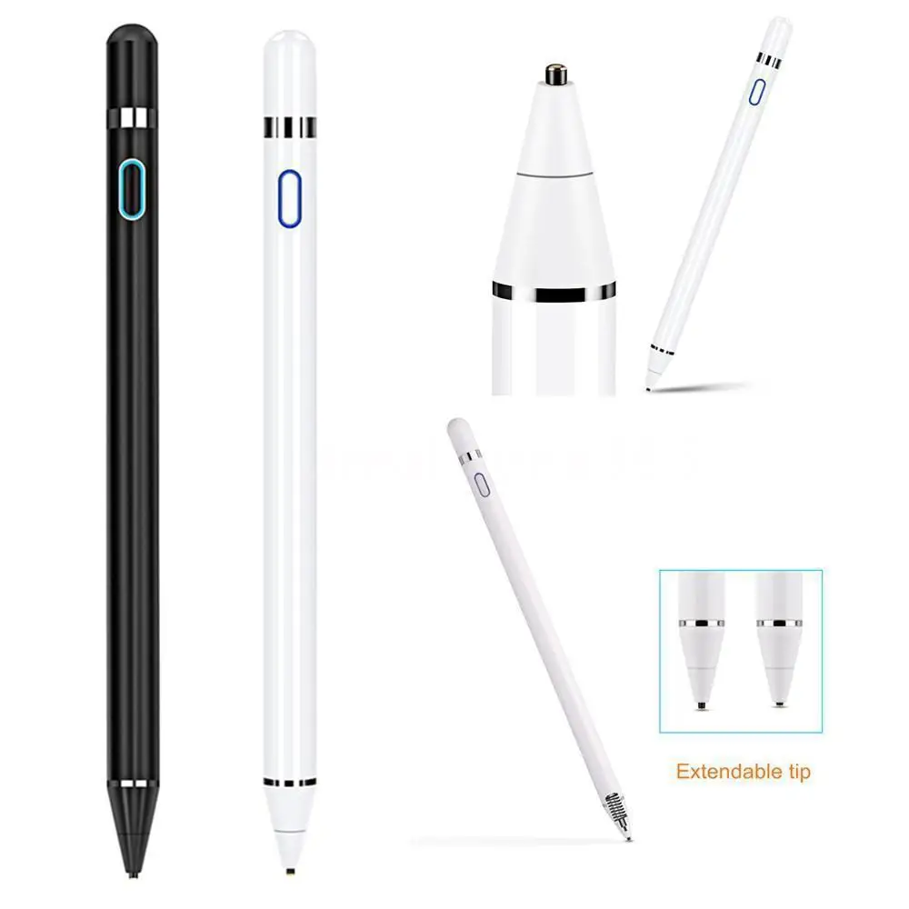 Factory wholesale digital aluminum metal capacitive touch active stylus, suitable for Pro Tablet PC Android