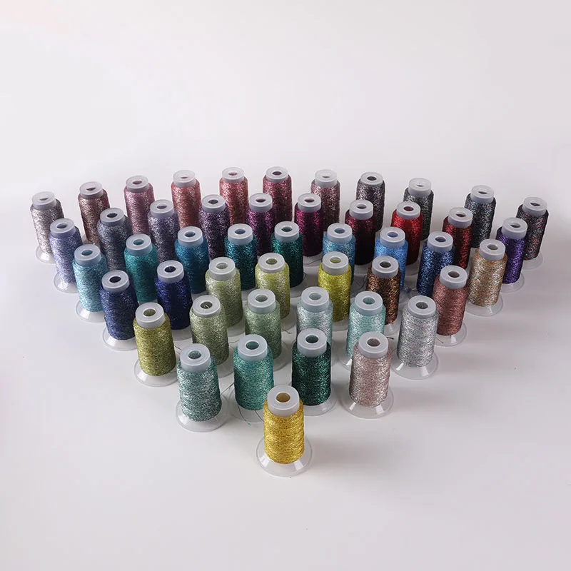 Factory Supply DIY Craft 3/6/9/12/15 Ply Braided Bracelet Jewelry Thread Multi-Twisted Metallic Yarn