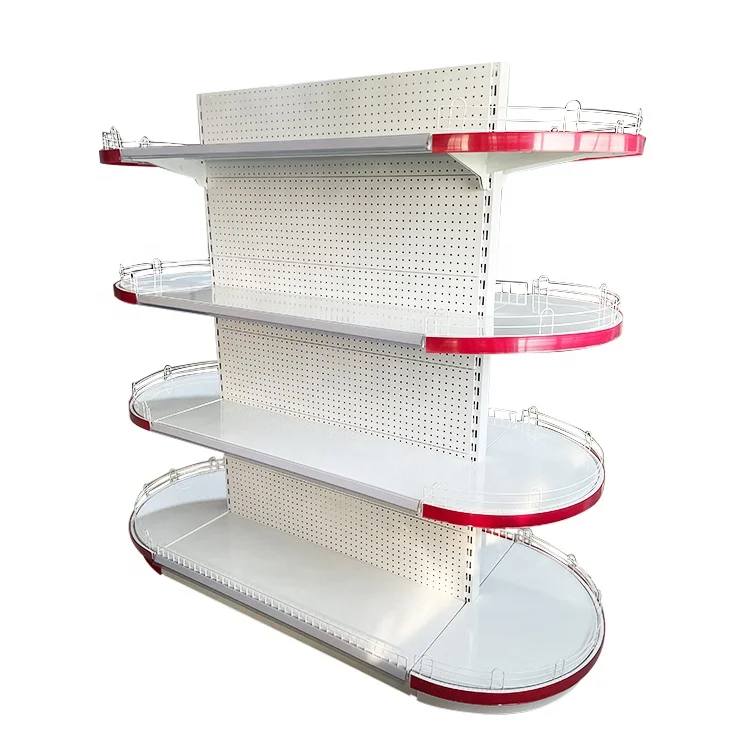 Reasonable Price Double-sided Round Display Shelf Circle Shelf Supermarket Gondola