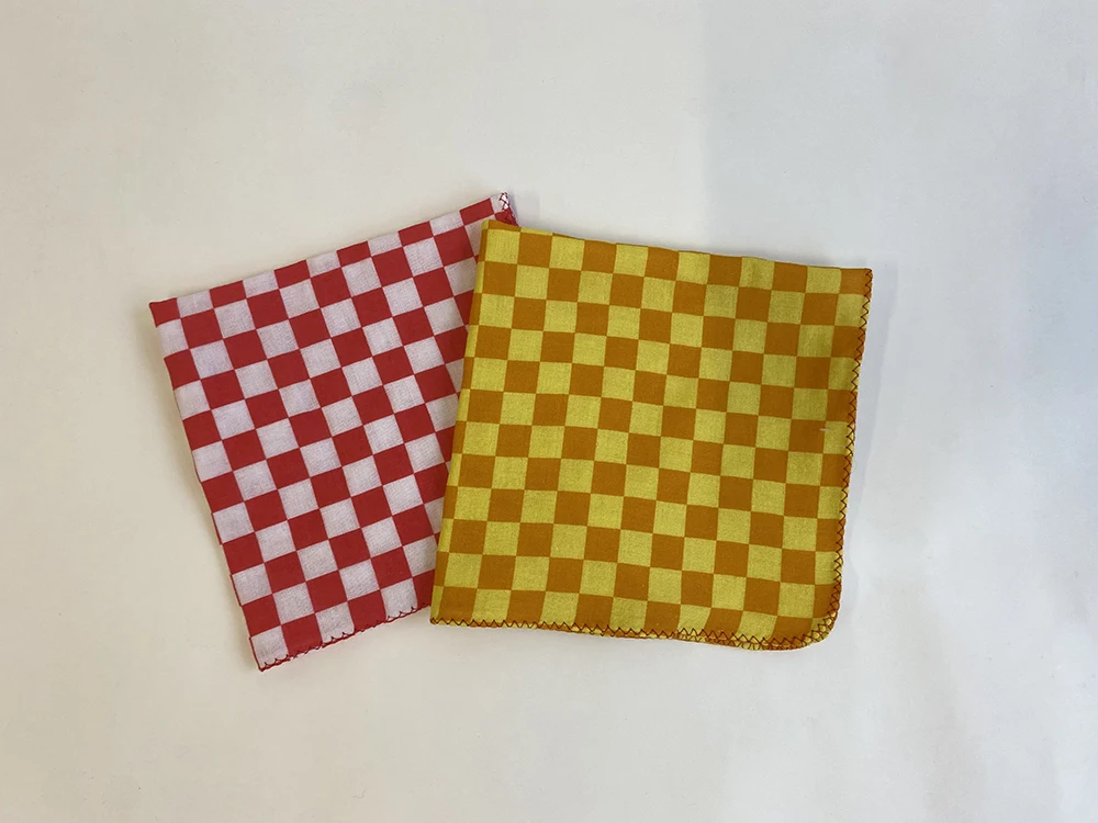 Gauze fabric vintage square scarf ladies handkerchiefs wholesale
