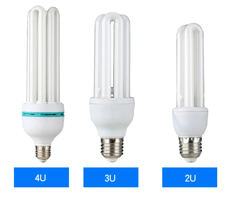 18W New Unique Economy Bulbs 2U Energy Saving Fluorescent Lamp with CFD Principle E27 Base Type