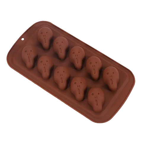 Diverse Halloween Candy Cookie Chocolate Mold Pumpkin Wizard Hat Ghost Bat Baking Mould Silicone Halloween Cake Tray Molds