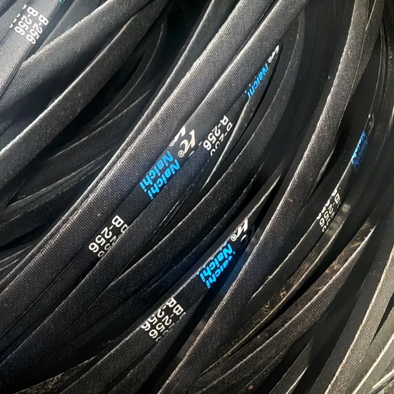 Hot selling model A-32 B-45 B-256 B-521 Raw Edge Cogged Belt As Alternator Belts good quality and low price