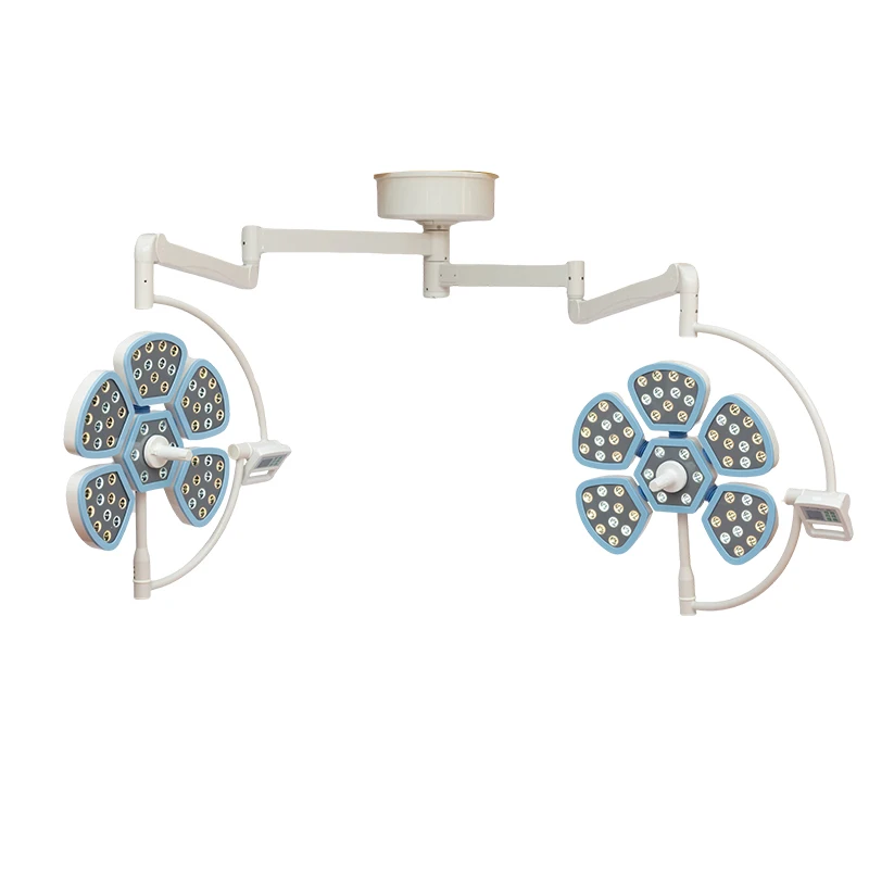 Factory Wholesale LED5+5 Petal Type Lamp Adjustable Focus Shadowless Built-In Camera System Electric Powered Plastic Material