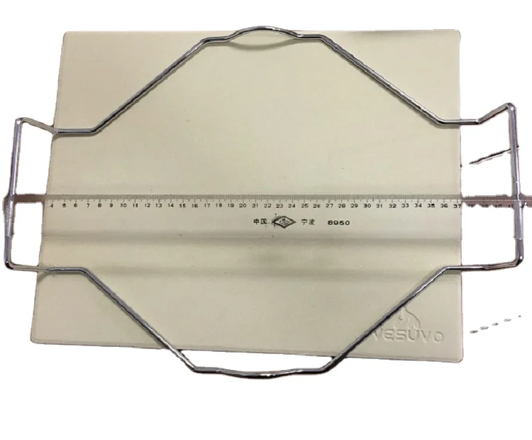 Кухонная посуда для пиццы набор камней выпечки плита из кордиерита камень с полкой нержавеющей стали и лопаткой