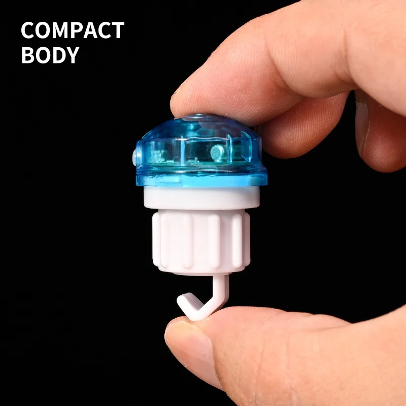 SENDA Blue Electronic LED Fishing Light Bulb with Sound Alarm and Audible Alarm For Sea Fishing Rod Shaking Indicator