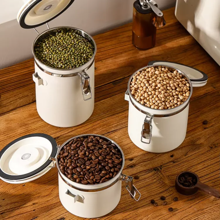 Mass Stackable Food Sterile Stainless Steel Storage Buffer Tank For Coffee Bean