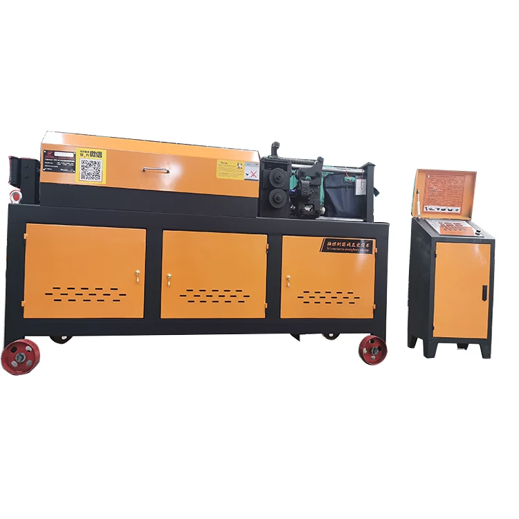 4-14mm double speed  steel bar straightening and cutting machine