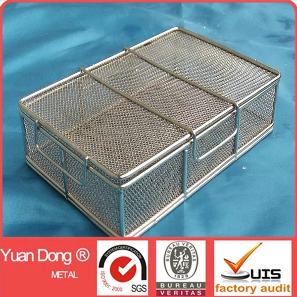 Small box AISI 304 stainless steel storage baskets
