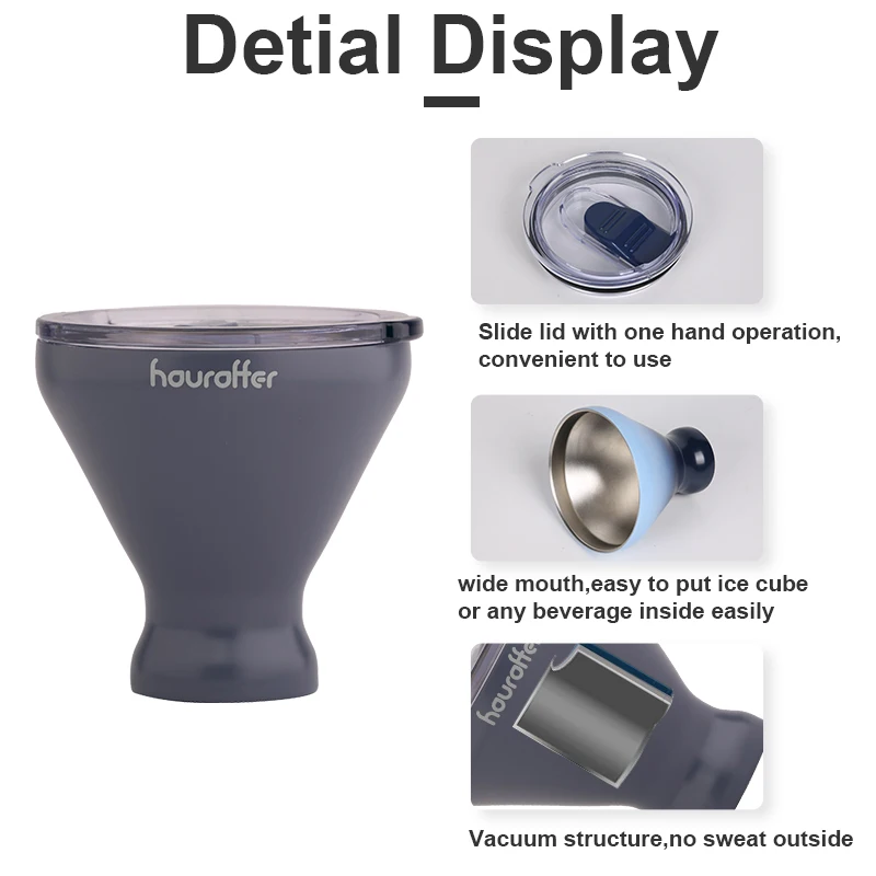 2022 Best Selling And Good Quality sublimation tumbler bottle martini glass with straw stainless steel martini