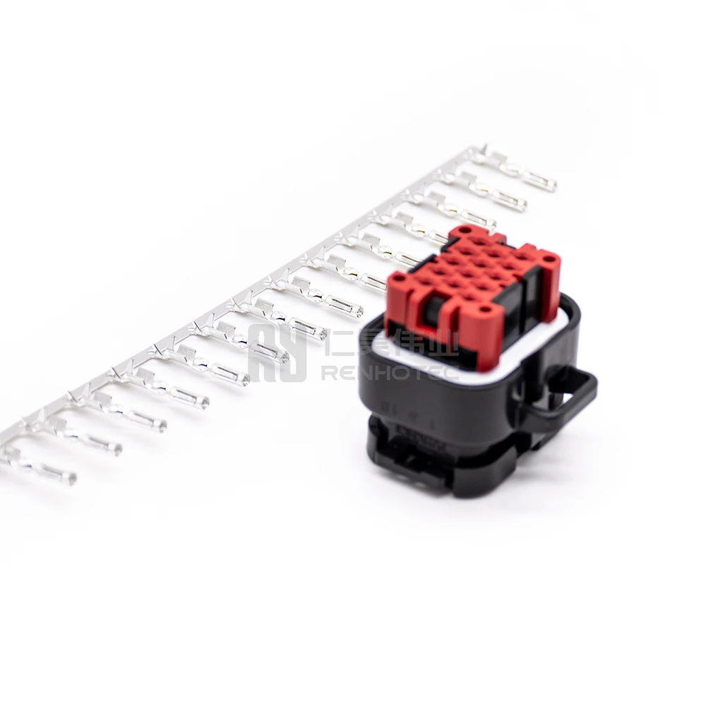 13pin automotive  IP67 signal transmission electric vehicle components tyco amp connector