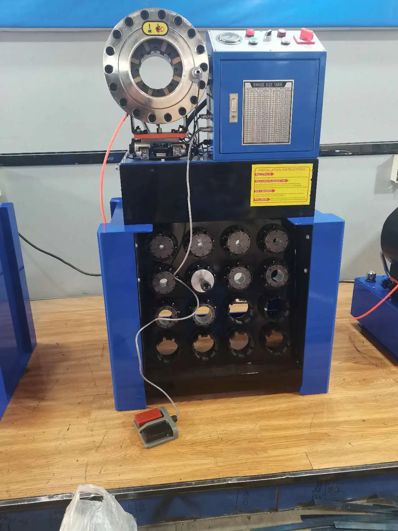 Factory 2inch Finn power Cheap Hose Crimping Machine for Sale for Hydraulic Rubber Hose Press Machine