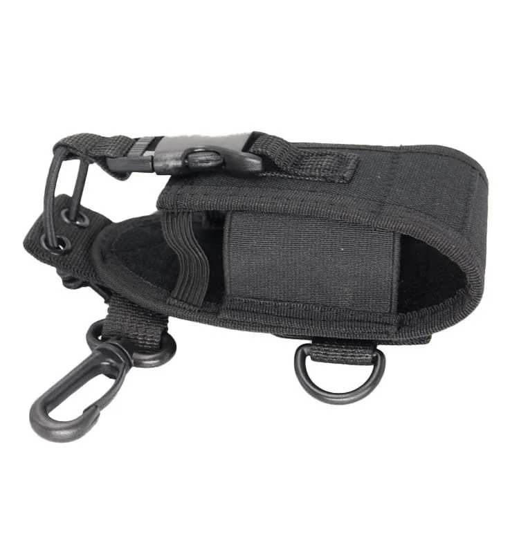 Holder Pocket Portable Tactical Molle Radio Walkie Talkie Pouch Waist Interphone Holster Carry Bag