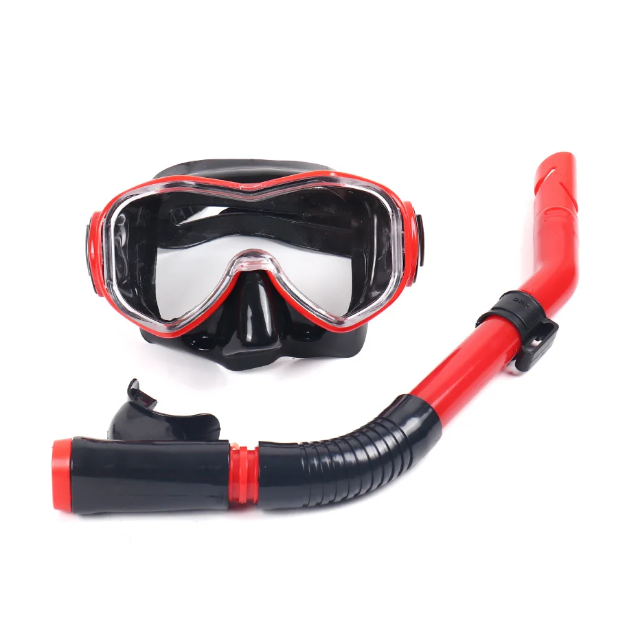 Wholesale Snorkel Mask Scuba Diving Mask Ank Snorkel Diving Equipment Snorkeling Swimming Dive Mask Set For Children And Adult