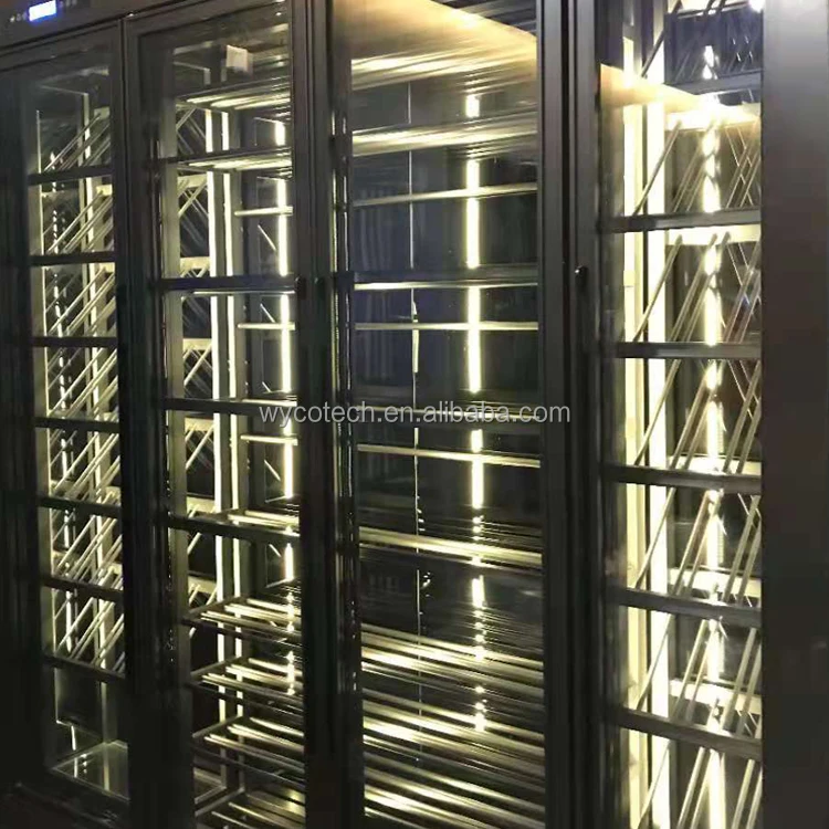 Винный шкаф restuarant из нержавеющей стали 304 SS, винный компрессор, винный охладитель, система охлаждения вентилятора