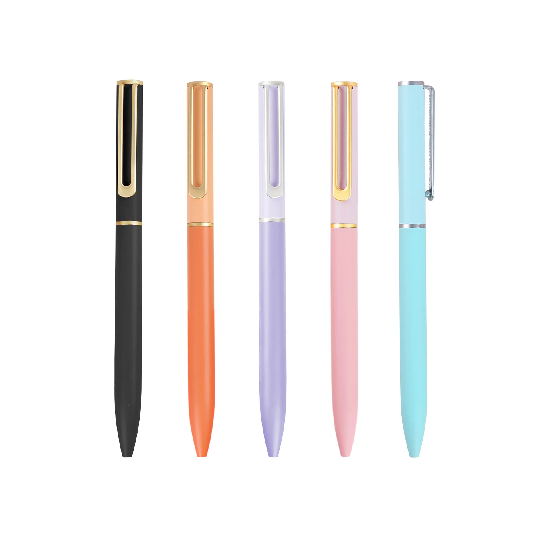 Custom simple and easy promotional metal ball point pen