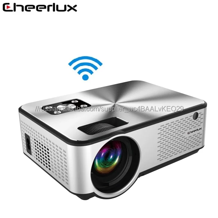 Cheerlux Wifi HD 720p 1280x800 LCD Home Theater Projector 2800lux Portable Projector