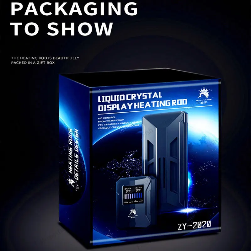 Aquarium LED digital display Electronic automatic constant temperature heating rod Aquarium stainless steel heating rod