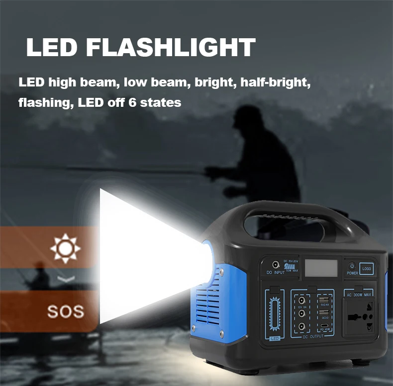 150W 200w 300w 500w 600w 1000w solar generator Outdoor power bank portable solar power station lifepo4 portable power station