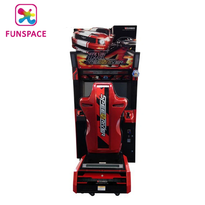 Arcade Car Simulator Speed Racing 4 Game Machine Coin Operated Games Fast Car Furious Racing For Game Zone