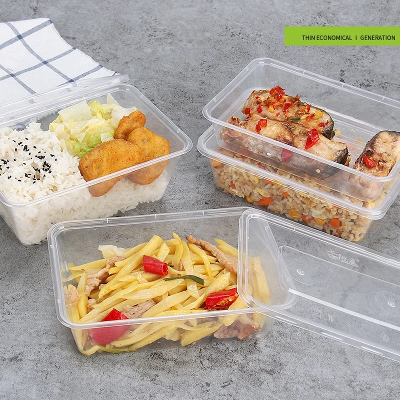 microwaveable takeaway disposable transparent plastic food container eco-friendly PP box
