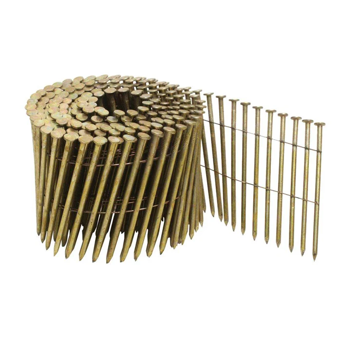 Chinese Suppliers Surface Galvanized Wood Screw Pallet Coil Nails