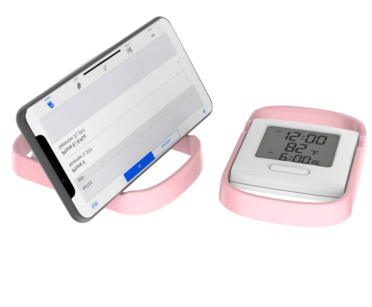 Multi-functional table alarm clock desk alarm clock with calendar and temperature display