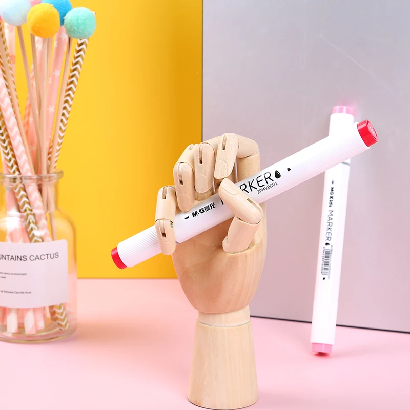 Kids Gifts Art Drawing Washable Watercolor Felt BrushTip Marker Pen Set With Box