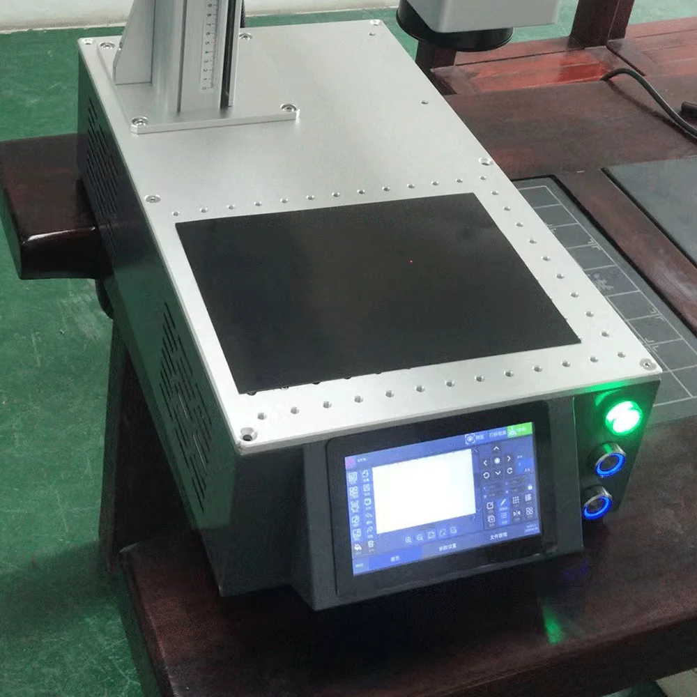 2.5D 3D MAX JPT Mopa M7 20W 30W 50W 60W 100W 200W Color Lightburn EzCad Fiber Laser Marking Machines