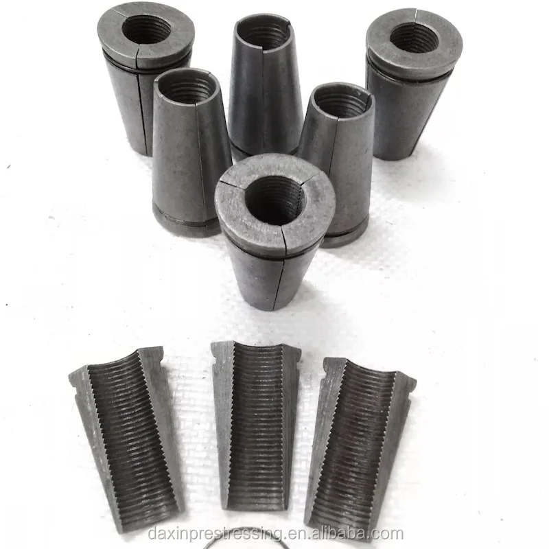 Clamping Piece Grip Wedges 4 holes Strand Prestressed Barrel and Wedges