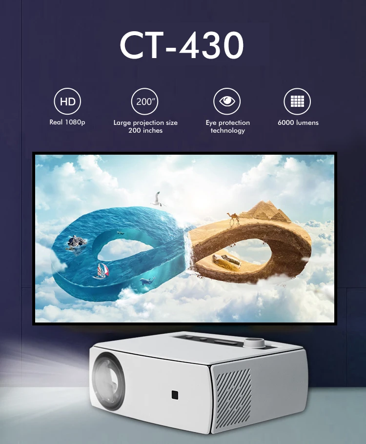2021 противотуманные часы dot hotack cute flex D29 a4300 td90 android Оригинальный мини 1920*1080P смарт-проектор для