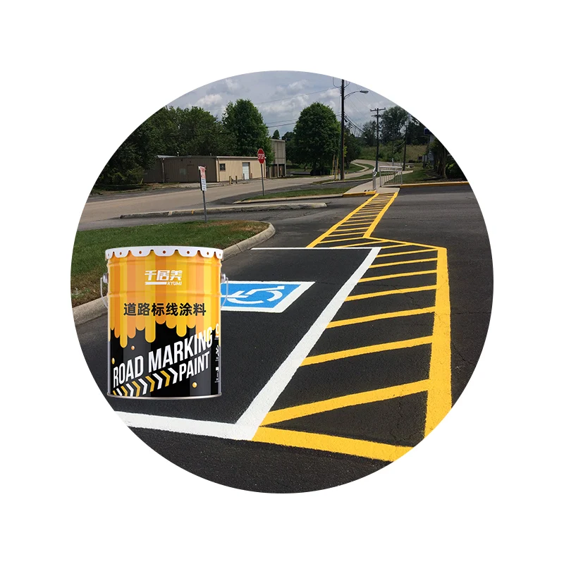 Kyumi low price  and high gloss thermoplastic  traffic line Marking Paint road sign coatings paint