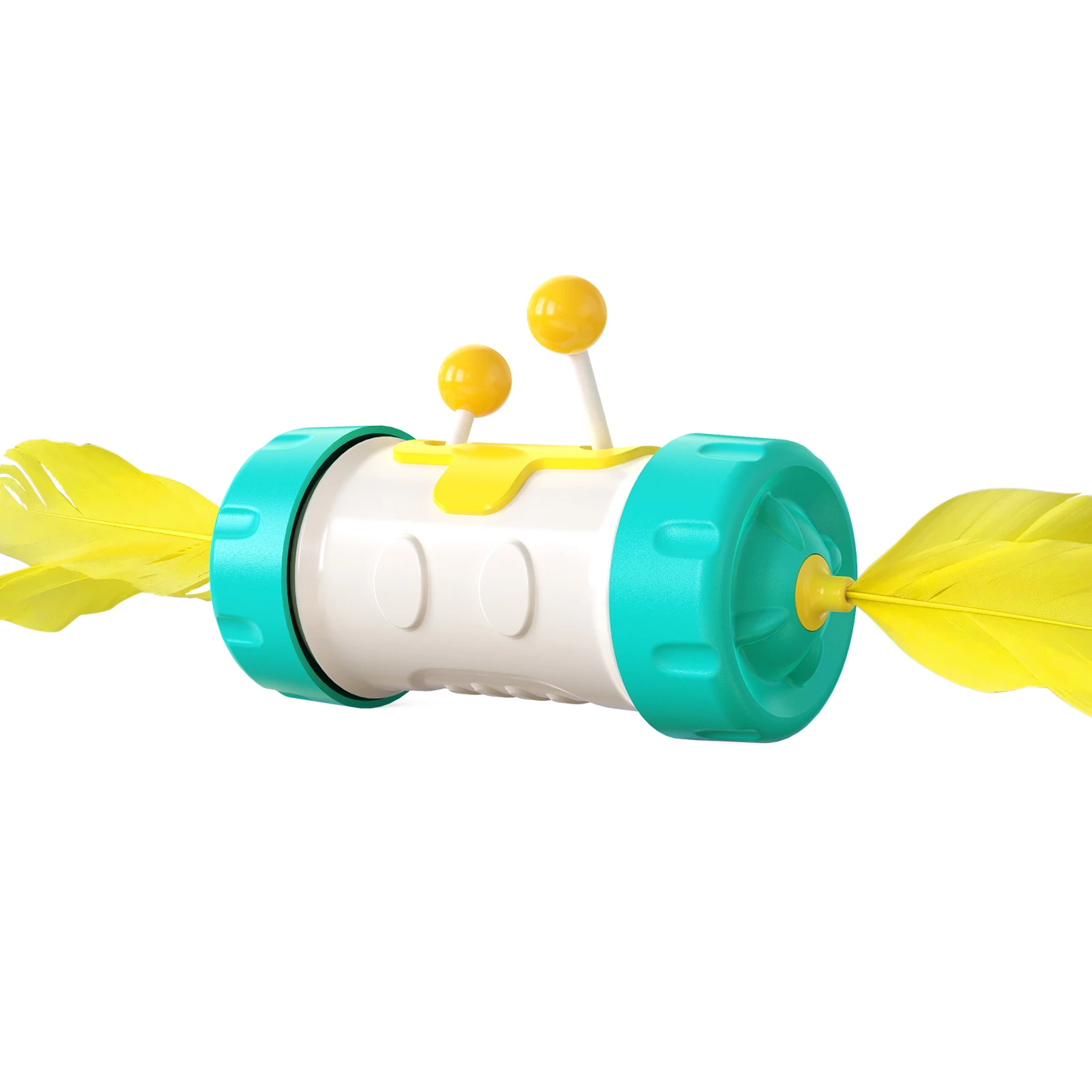 wholesale cat ball stick chew for aggressive chewers cat spin leaky ball tickle stick cat toys