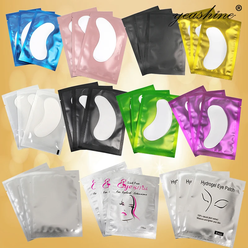 Cotton Eye Pad Bags Eyepad Mask Hydrogen Eyelash Extension Eyepatch Hydrogel Korea Lint Free Gel