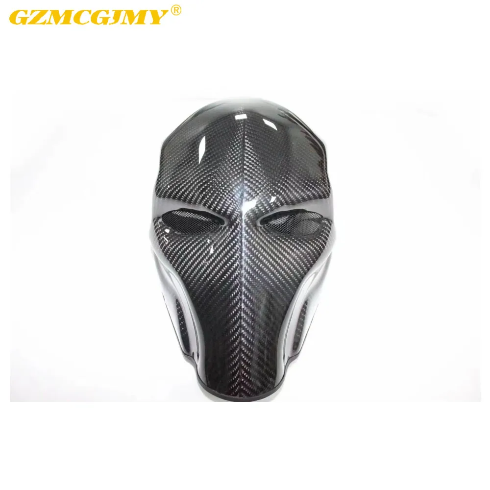 High quality dry carbon material decoration for car masks, exterior carbon fiber masks, Halloween masks