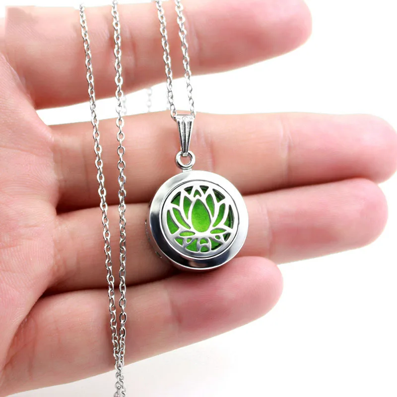 Wholesale 20mm Alloy Glossy Openable Perfume Essential Oil Aromatherapy Pendant&charms