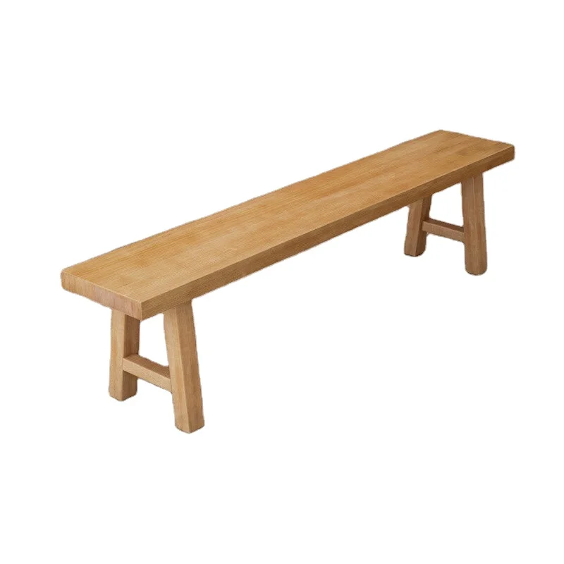 Modern Bedroom Dinning Wood Stable Bench Acacia Wood Bench Rustic Pine Wood Entryway Bench