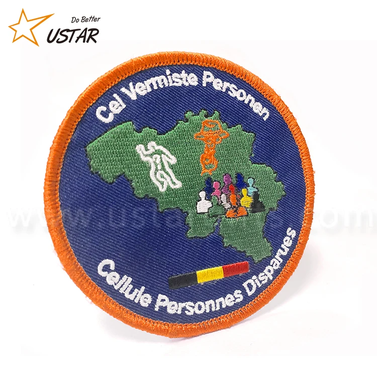 Оптовая продажа, нашивки с вышивкой логотипа на заказ, нашивки с лазерной вышивкой в стиле милитари, армии, флага, школьного текстиля, полиции, нашивки с вышивкой